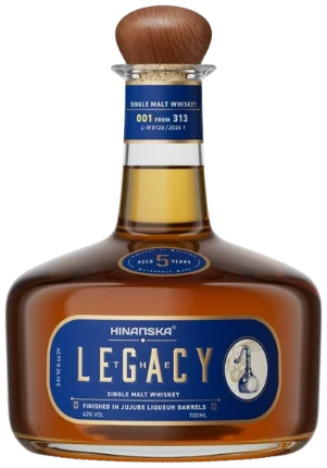 Hinanska The Legacy Single Malt Whiskey 5 години
